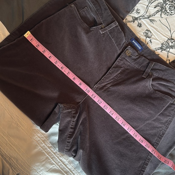 Bandolino Mandie Dark Brown Corduroy Pants Women’s Size 14 - Picture 4 of 6